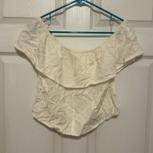 White off the shoulder blouse
